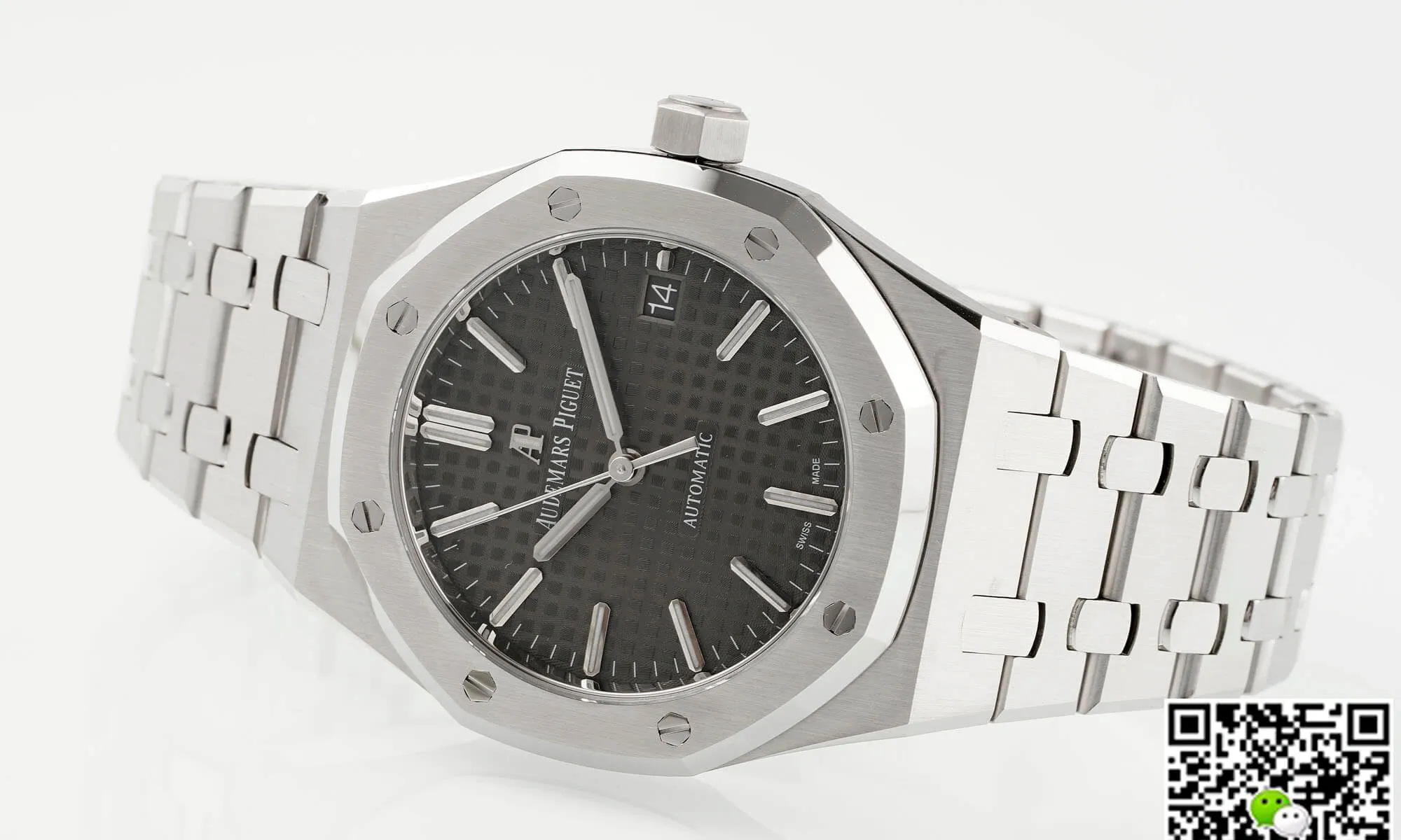 Audemars Piguet Royal Oak 15450ST.OO.1256ST.02 1:1 Best Edition APS Factory Gray Dial Titanium Case